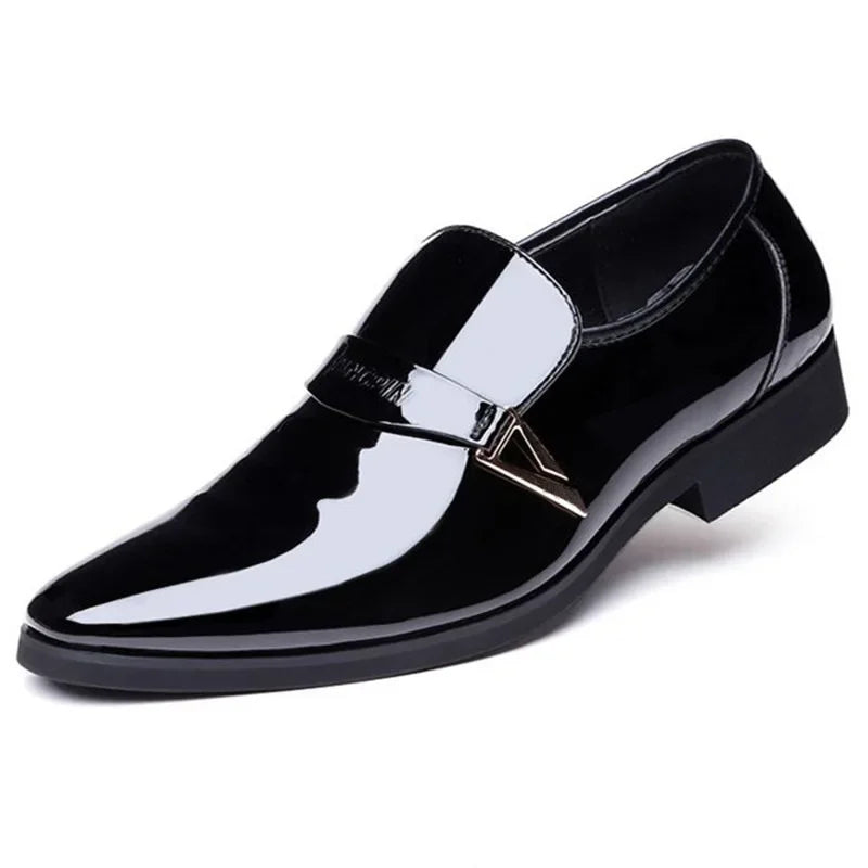 White Leather Breathable New Formal Business Derby Man Casual English Shoes