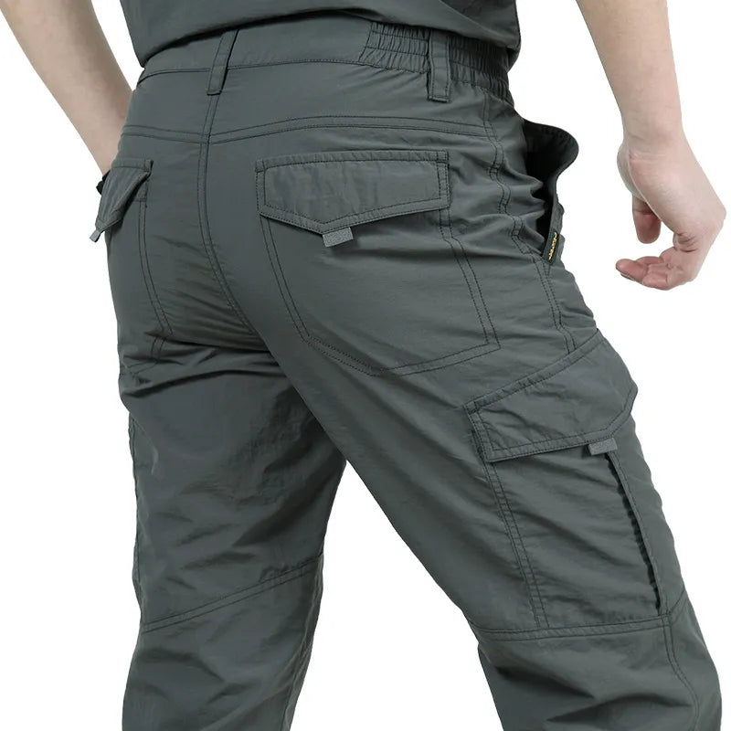 Lightweight Army Military Long Trousers Waterproof Quick Dry Cargo Camping Pants