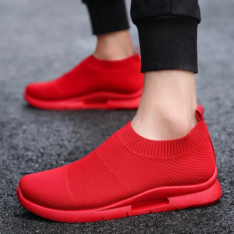 Womens Light Running Shoes Jogging Shoes Breathable Women Sneakers Slip On Loafer Shoe Momens Casual Shoes Unisex Sock Shoes - Hiron Store