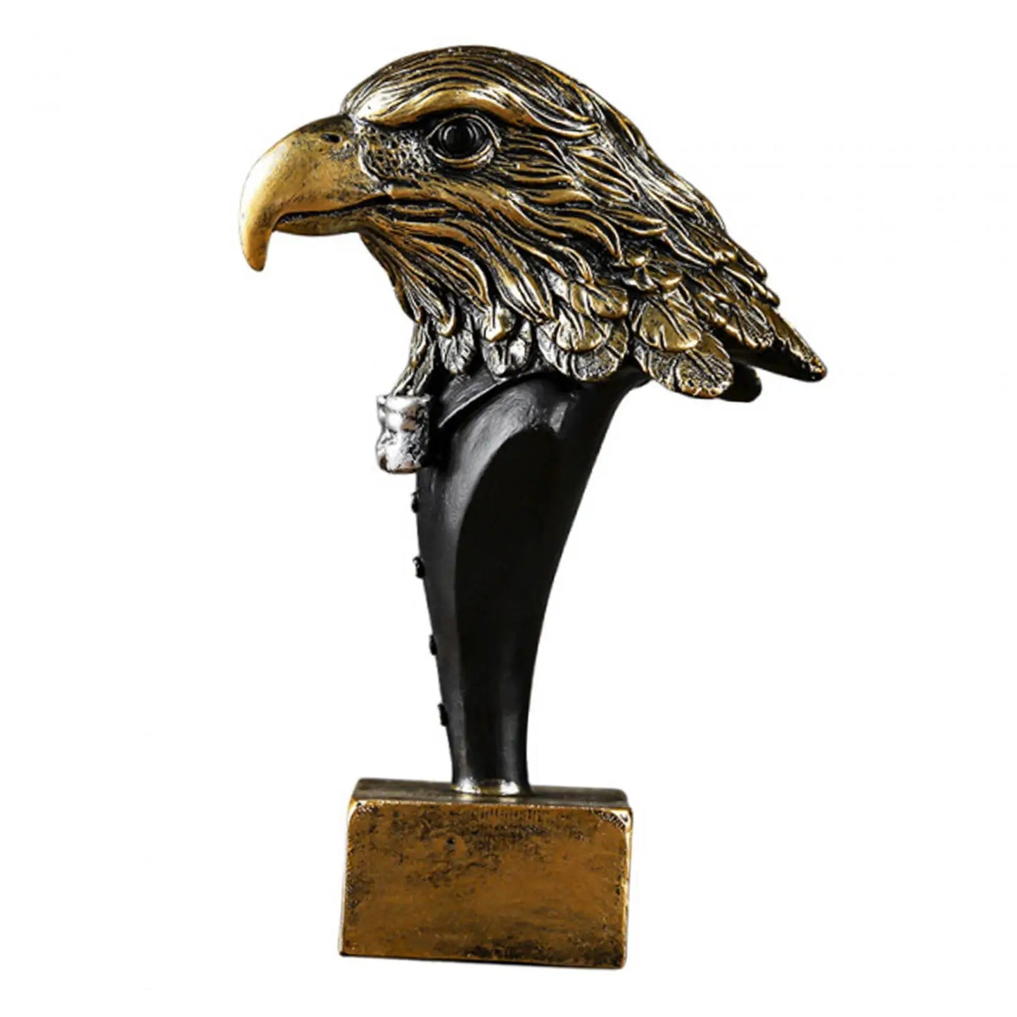 Animal Sculpture Bird Statue Artwork Resin Ornament Home Decor Eagle Statue for Living Room