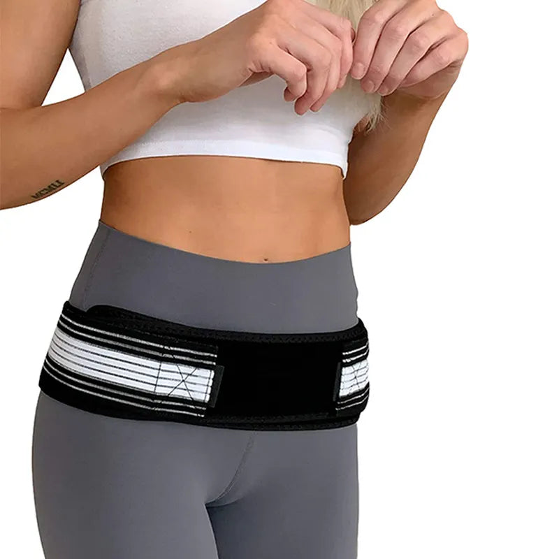 Sacroiliac SI Joint Hip Belt Lower Back Support-Hip Braces for Hip Pain Pelvic Support Belt Sciatica Pelvis Lumbar Pain Relief - Hiron Store