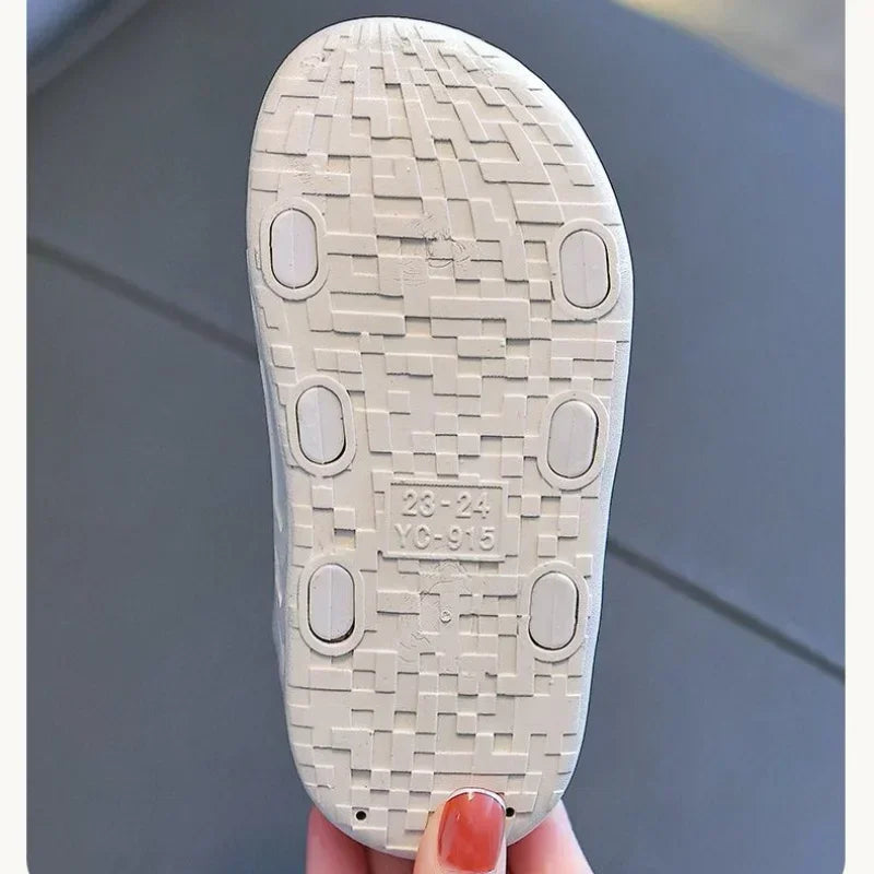 Summer Kids Sandals Baby Boys Shoes Girls Breathable Soft Sole Non-slip Rubber Boys Girls Sandals