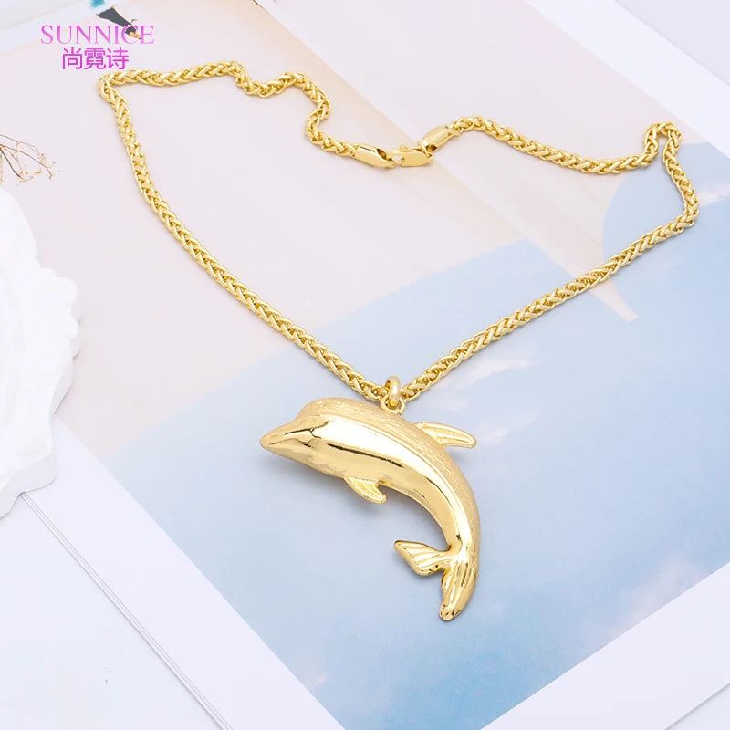 Necklace For Women Men Dubai Gold Colour Pendants Jewellery