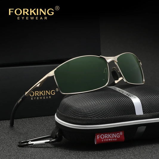 Men‘s polarized Sunglasses, Driving UV400 High Quality Women Glasses, Rectangle Outdoor Sports Eyewear Rectangle