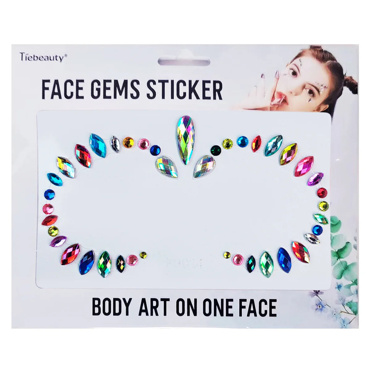 Disposable Temporary Tattoo Stickers Facial Jewellery Coloured Crystal Diamonds DIY Eyes Face Body Waterproof Makeup