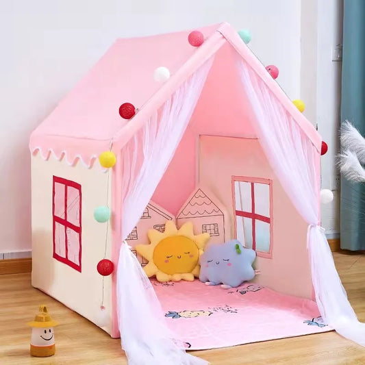 Baby Tent Home Girl Indoor Game House Entertainment Game House Baby Outdoor Play Amusement Park Game Castle Tent - Hiron Store