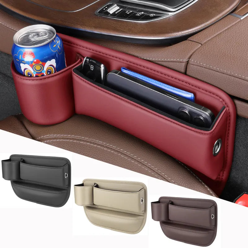 Car Seat Gap Organizer Storage Box Pocket Multifunction Universal Wallet Accessories