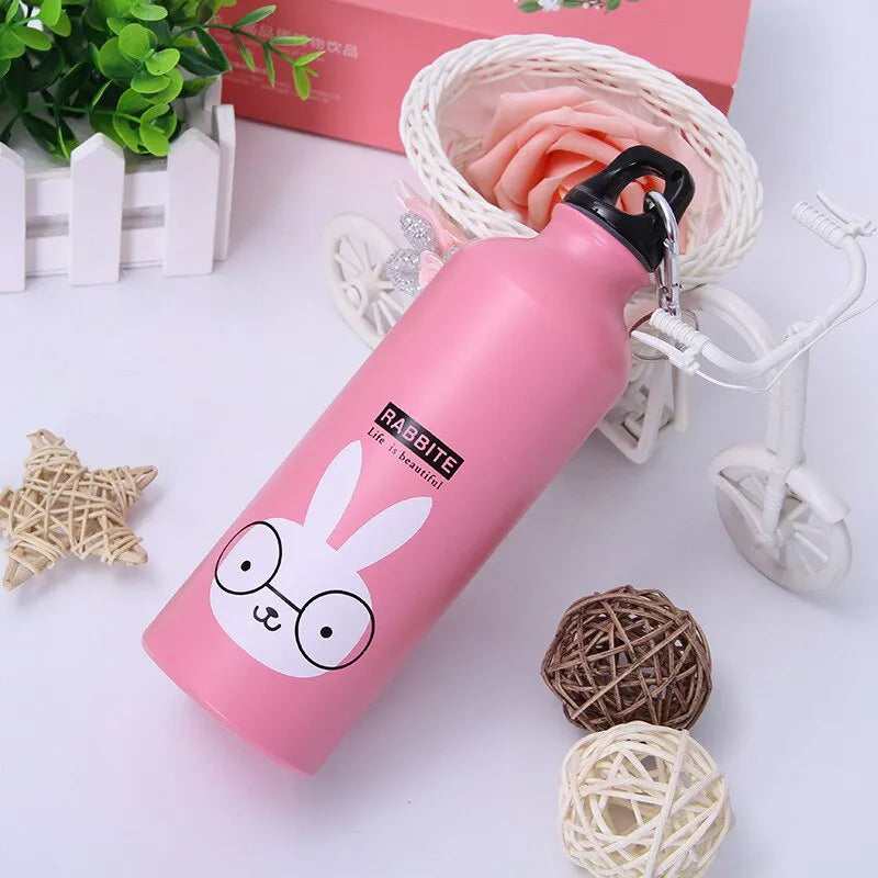 Bolttle Lovely Animals Creative Gift Outdoor Portable Sports Cycling Camping Hiking Bicycle School Kids Water Bottle - Hiron Store