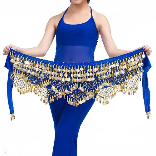 New Style Top Selling Belly Dance Waist Chain Hip Scarf Bellydance Coins Belt Dancing Waist Belt Dancer's Accessories - Hiron Store