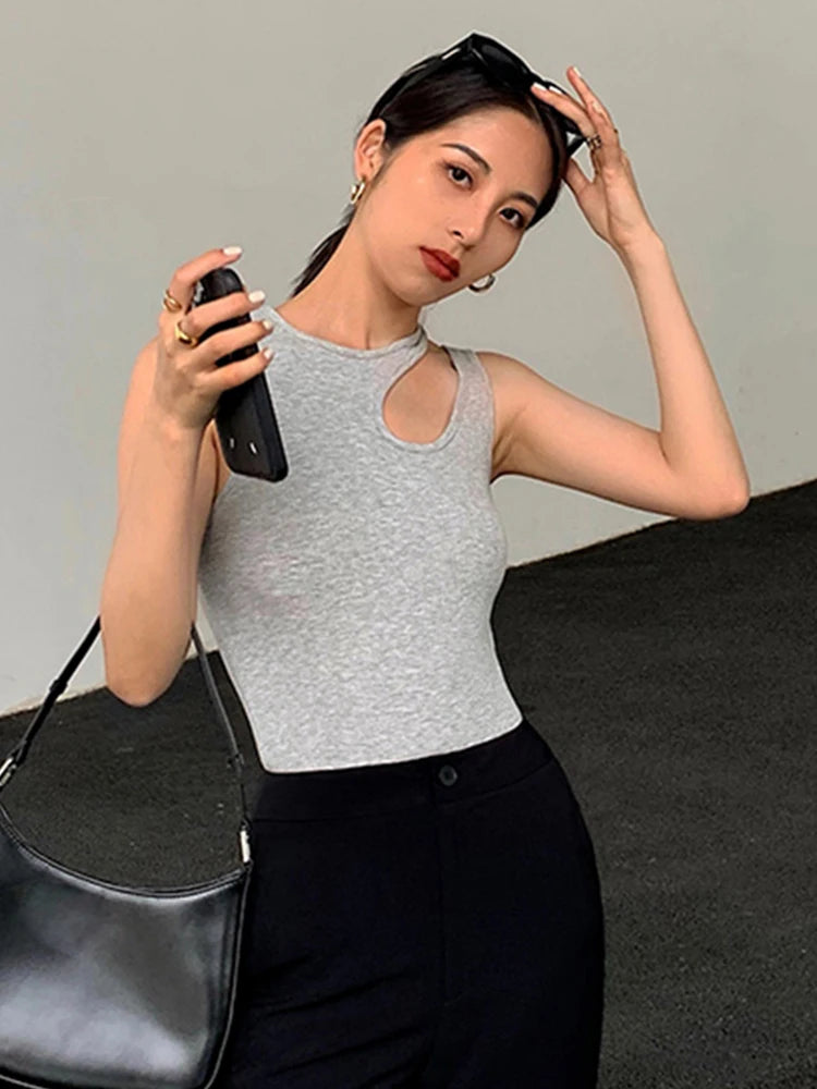 t shirt women round neck sleeveless women clothing summer fashion