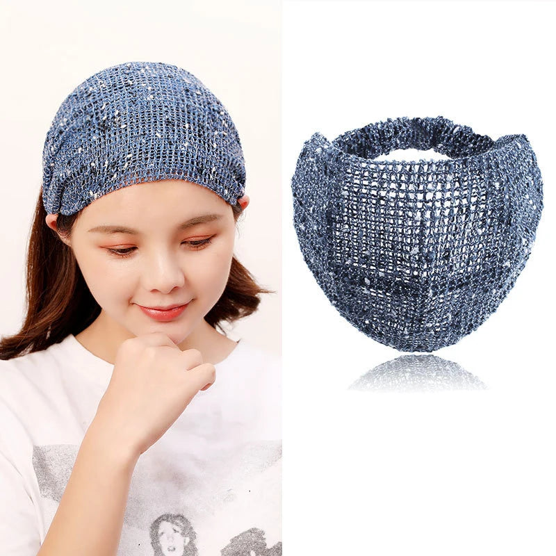 Lace Flower Elastic Headbands, Turban Fashion Head Wrap, Vintage Hairbands, Women & Girls