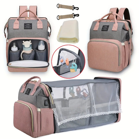 Mommy Bag Portable Folding Travel Maternity Bags Baby Backpack Female Mommy Outting Bag