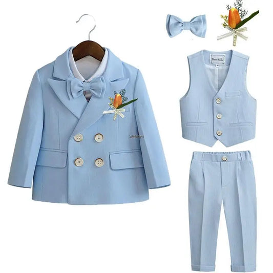 Little baby Boys Suit Children Wedding Dress Kids Blazer