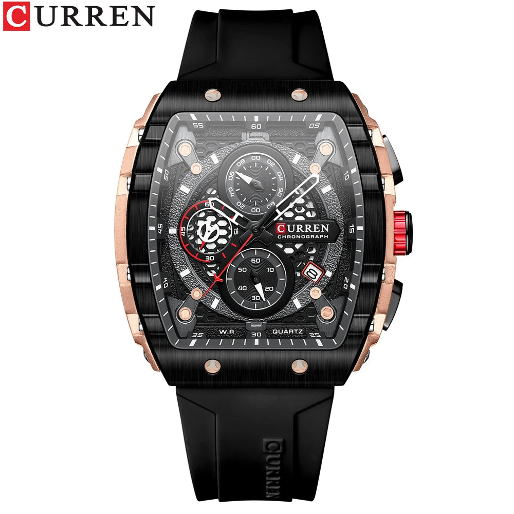 CURREN Sport Chronograph Quartz Watch for Men