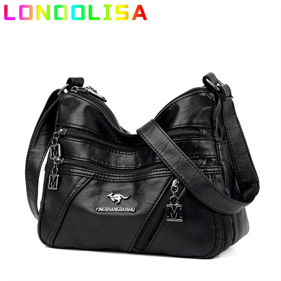 High Quality Soft Leather Luxury Purses Handbags Women's Bag