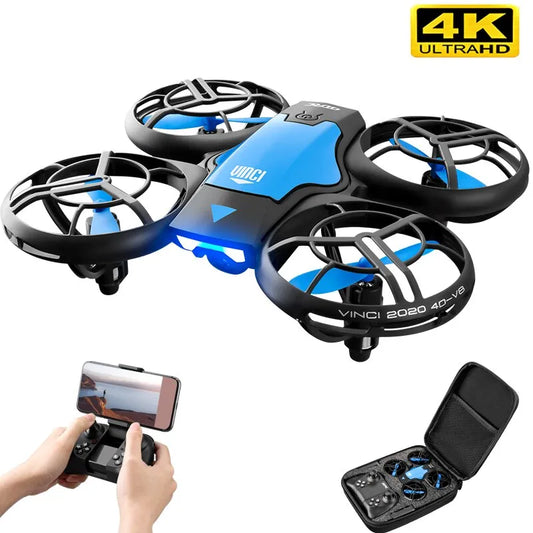 Mini Drone 4k Profession HD Wide Angle Camera 1080P WiFi FPV Drone Camera Height Keep Drones Camera Helicopter Toys - Hiron Store