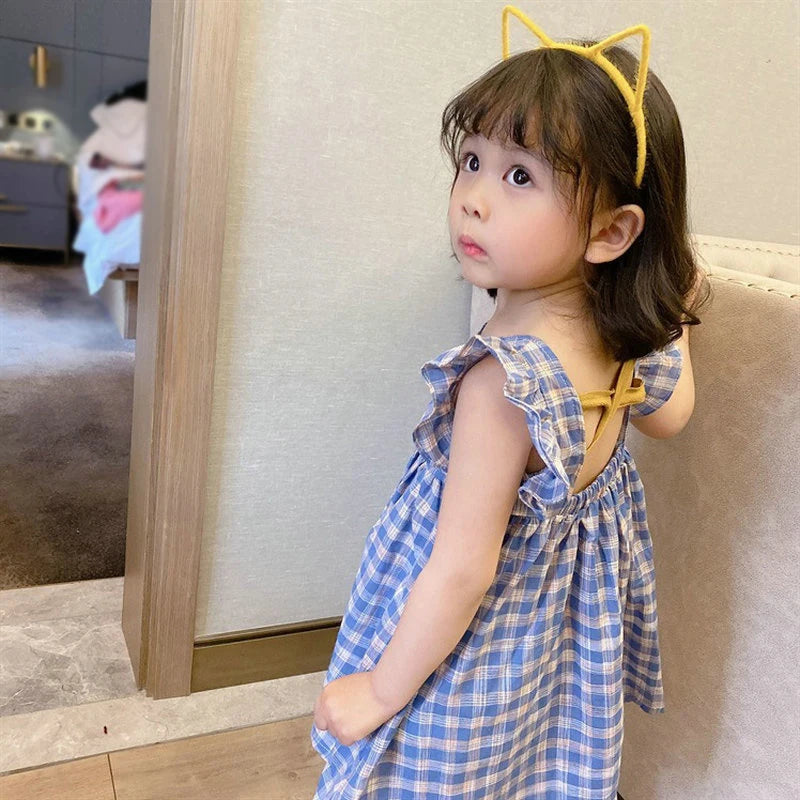 Summer Baby Girls Cute Princess Dress Outdoor Beach Casual Clothes