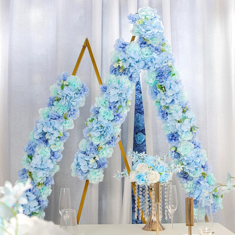 Artificial Flowers Row Arch DIY Wedding Birthday Party Home rose peony Wall Background Banquet Table Arrangement Decoration - Hiron Store