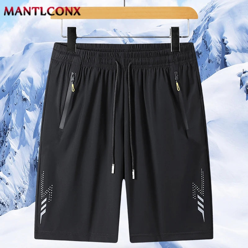Sports Men Elastic Waist Shorts Male Breathable Comfortable Men's Short Pants