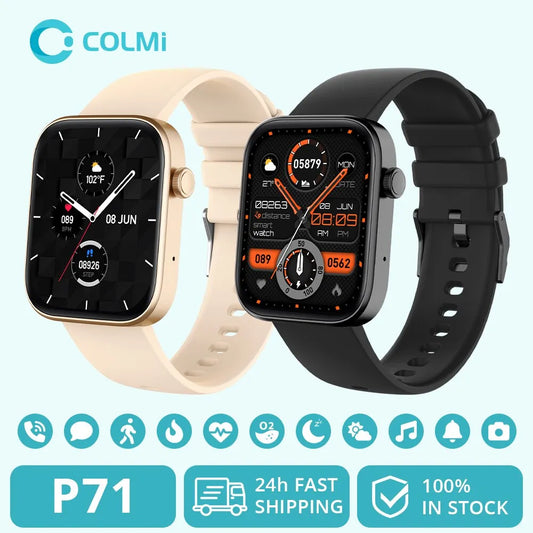 Voice Calling Smartwatch Health Monitoring IP68 Waterproof Smart Notifications Voice Assistant - Hiron Store