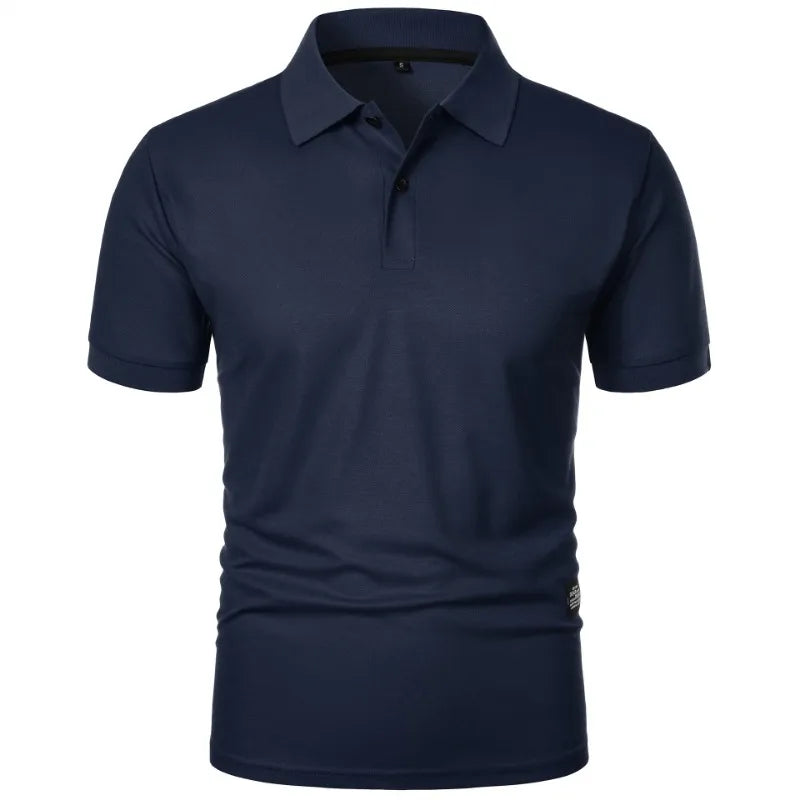 New Color Polo Shirt Men's Short Sleeve Button Tshirts Lightweight  Streetwear Casual