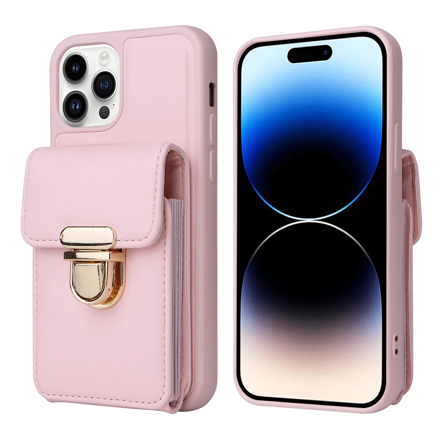 Leather Crossbody Lanyard Phone Case for iPhone 15 14 13 12 11 Pro XR XS Max 8 7 Plus Wallet Cover