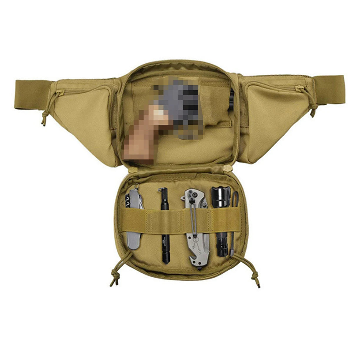Men Belt Bag Tactical Military Motorcycle Rider Sports Males Tool Sling Chest Hip Bum Bag - Hiron Store