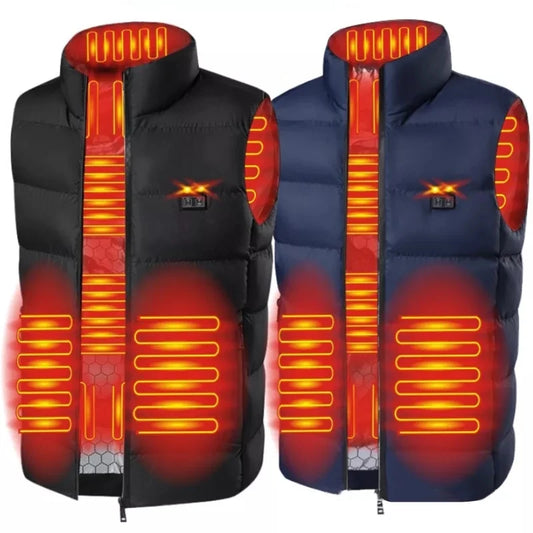 Men Winter Electrically Heated Thermal Waistcoat for Hunting Hiking Warm  Jacket's