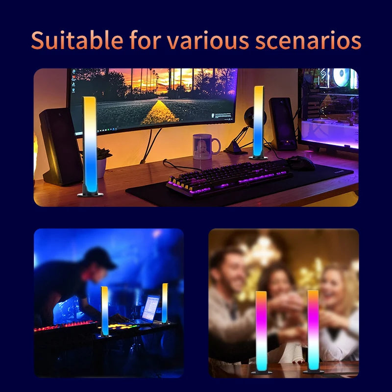 RGB Atmosphere Light Voice Control Synchronous Rhythm Light Pickup Application Control Pickup Lights