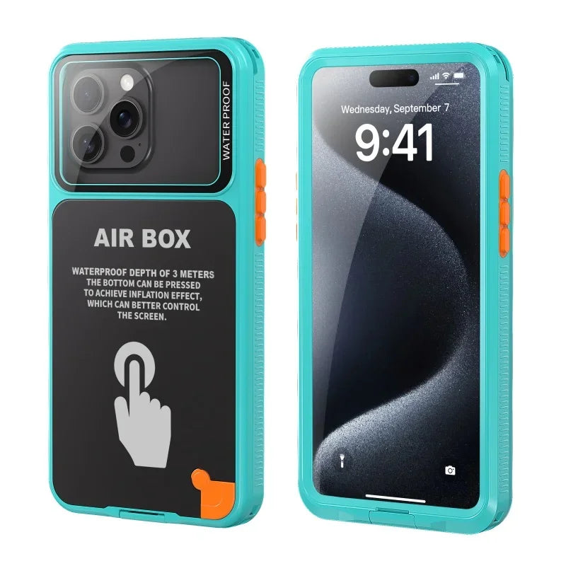 Waterproof Phone Case  iPhone 15 14 13 12 Pro Max Plus Underwater Taking Shockproof Dustproof Swimming Diving Cover