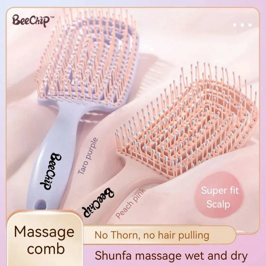 Hairbrush Air Cushion Comb Fluffy Anti-Hair Loss Massage Hair Brush For All Hair Types For Long Thick Thin Curly Natural Hair - Hiron Store