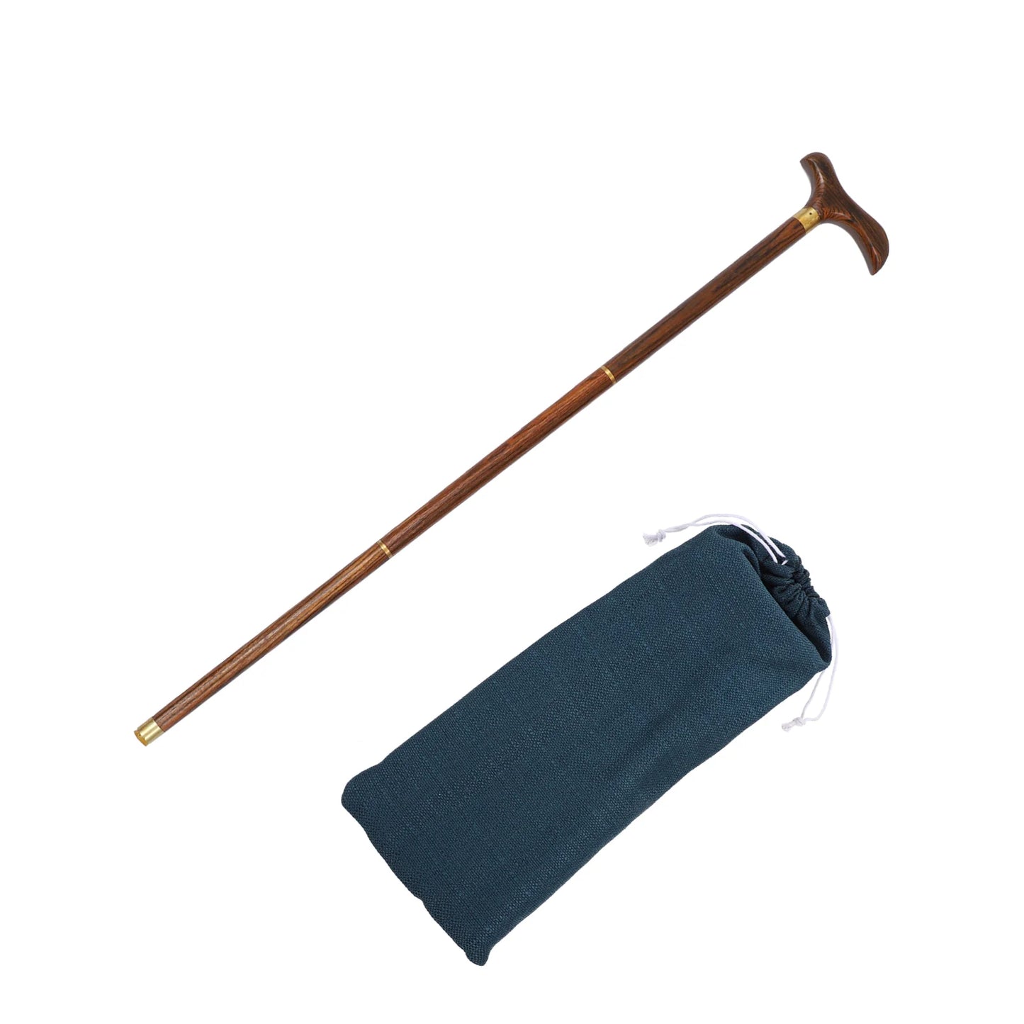 Wood Cane Curved Walking: Mountain Carving Trekking Climbing Canes Pole for Hand Crutches