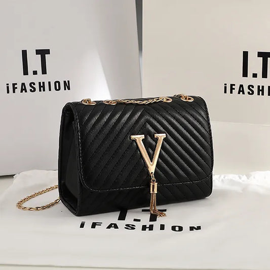 Embroidery Women Crossbody Bag 2023 Thread Luxury Handbag Shoulder Bags Brand Sequined Tassel Clutch Small Bag and Purse Party - Hiron Store