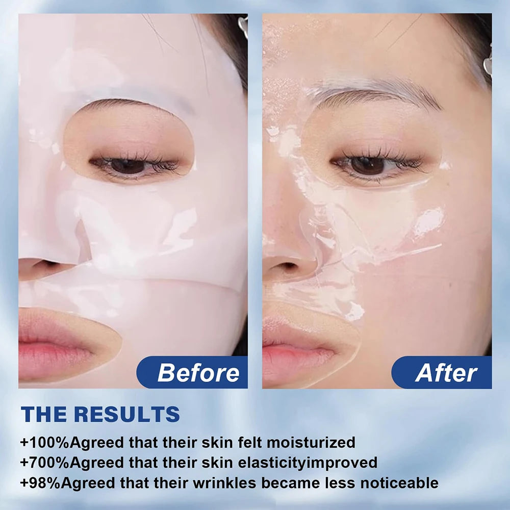 Deep Collagen Anti-Wrinkle Lifting Mask, Face Mask Overnight, Firming Moisturizing(5Pack)