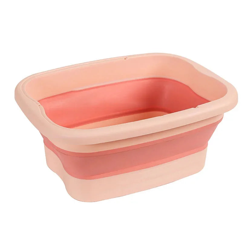 Foldable Footbath Massage Bucket Soaking Bucket Folding Basin Spa Foot Bath Bucket Household Sauna Bathtub Pedicure Bath Bathtub