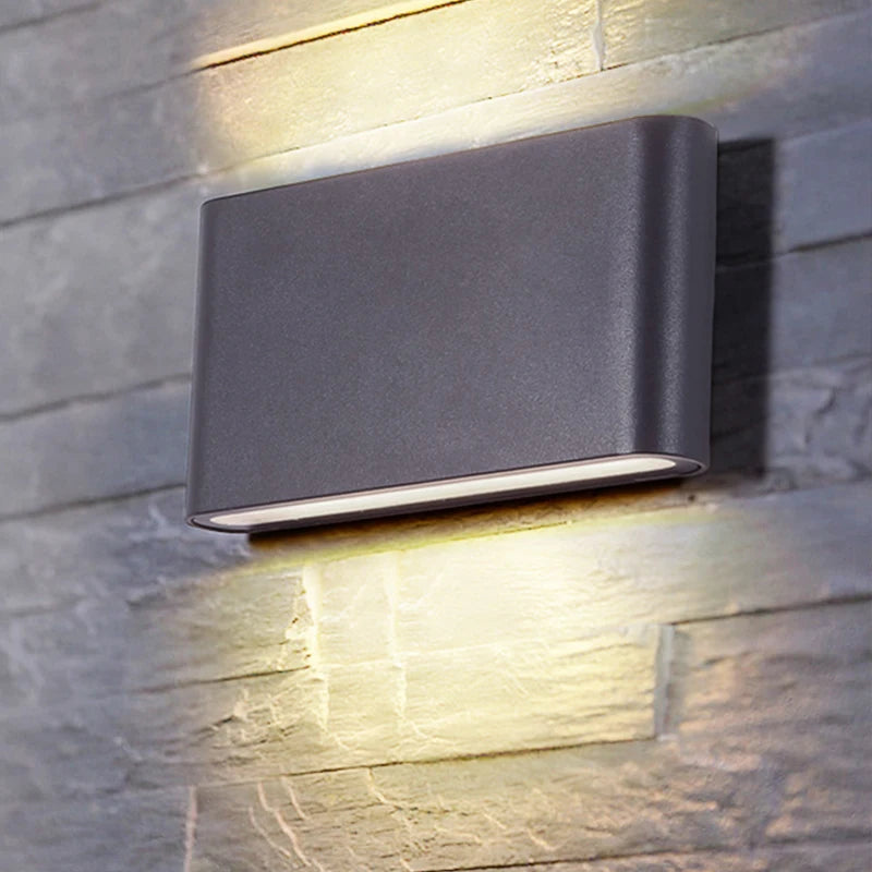 6W 12W 20W LED Outdoor Waterproof Wall Lamp Indoor Bedroom Living Room Balcony Wall Light Home Lighting Aluminum Wall Sconce