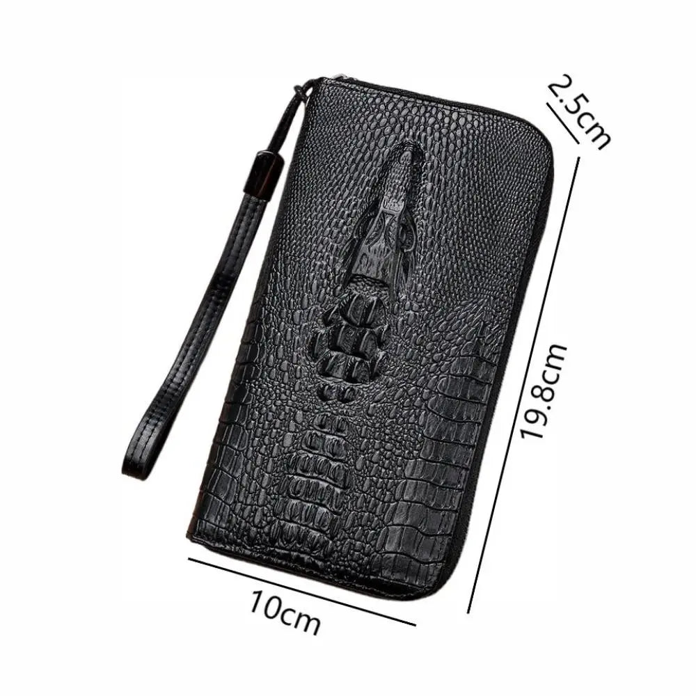 Men's  Wallet Luxury Pattern Men's Safe Clutch Waist Bag Business Male Money Purse Card Bag Holder