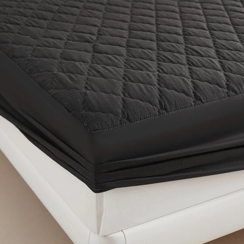 Quilted Thick Waterproof Mattress Cover Mattress Protector Queen King Fitted Sheet Bed Pad Cover Bed Topper
