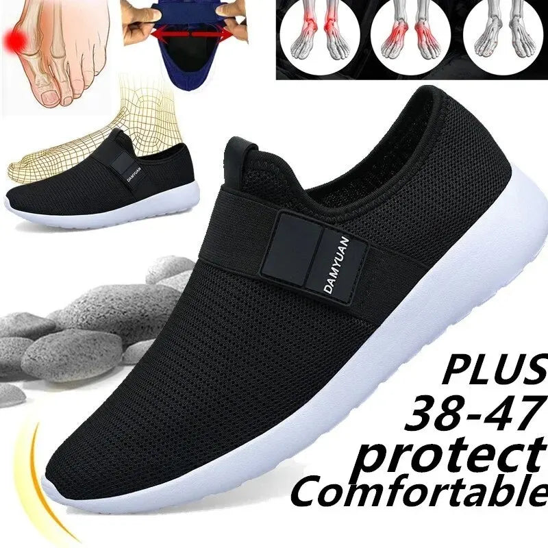 Men's Shoes Fashion Classic Casual Shoes Lightweight Comfortable Breathable Mesh Shoes Large Size Anti-slip Running Shoes - Hiron Store