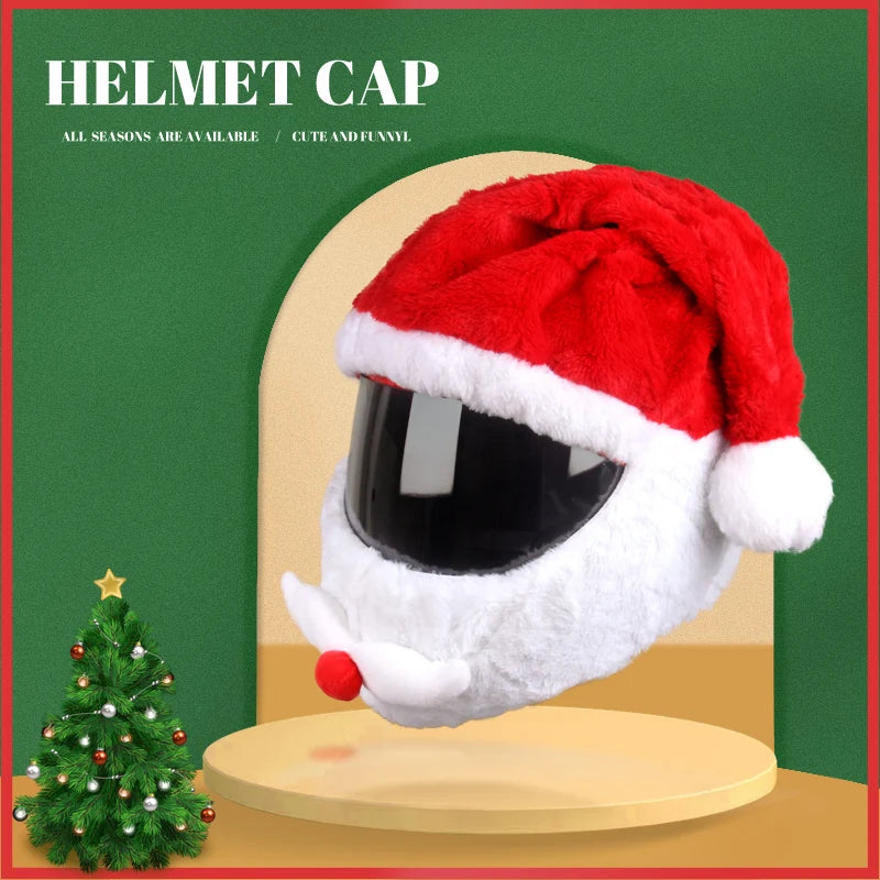 Motorcycle Helmet Cartoons Plush Helmet Protective Cover Helmet Full Face Covers