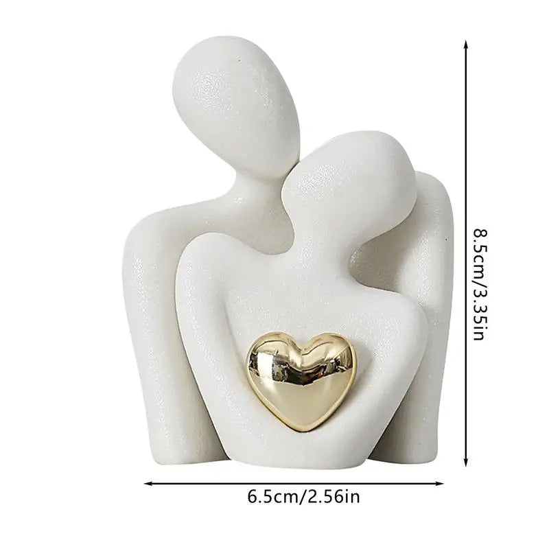 creative couple figure decoration Newlywed home decoration Lover sculpture decoration