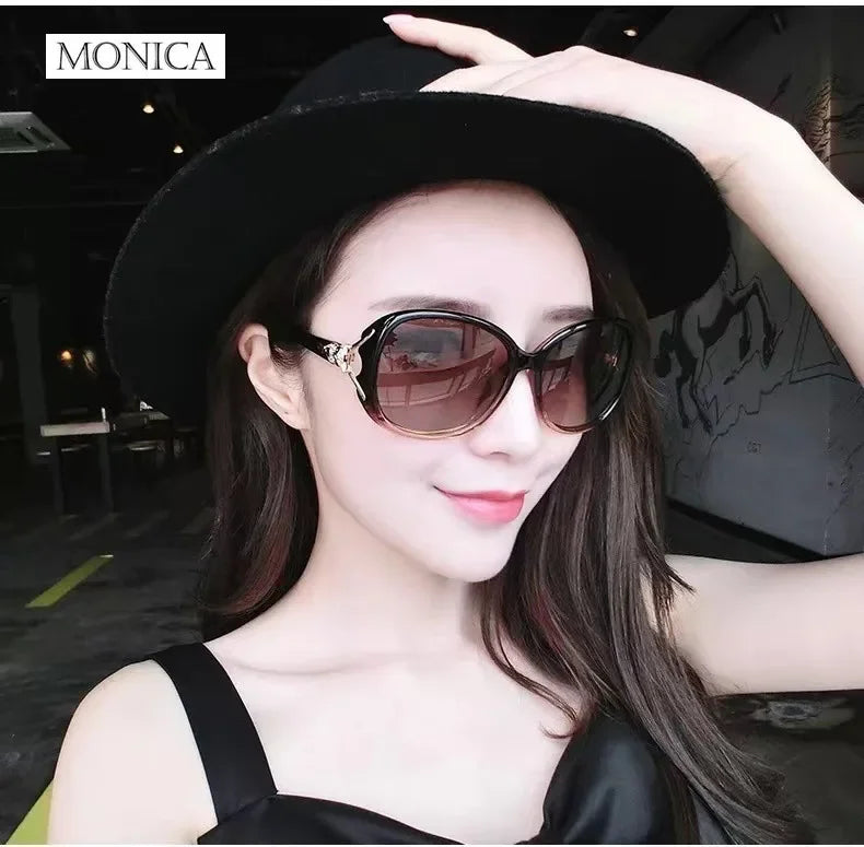 Classic Round Sunglasses Women Gradient Black Sunglasse