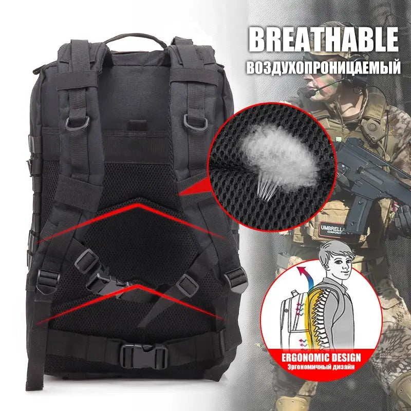 Man Tactical Backpacks Traveling Bags For Trekking Hunting Bag - Hiron Store