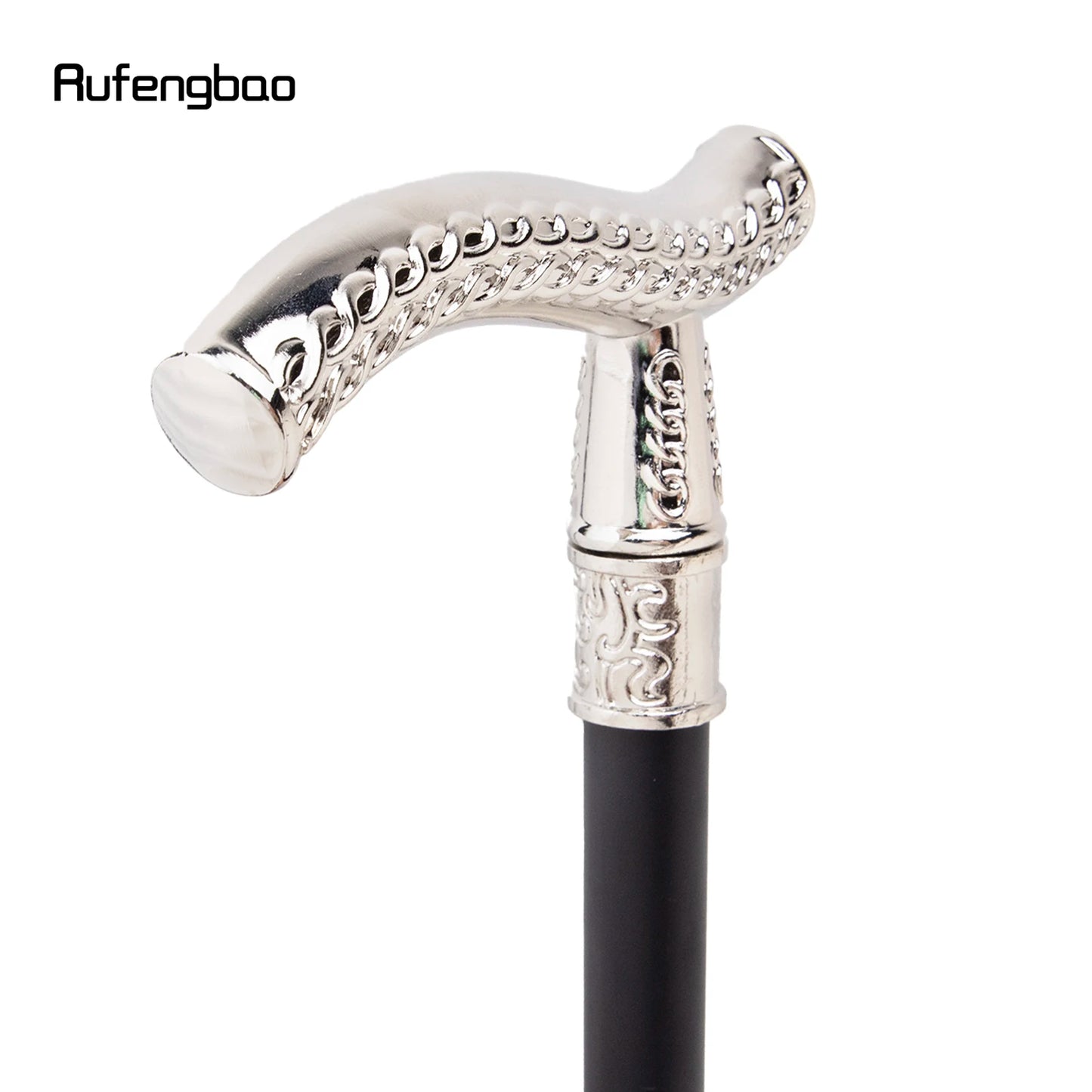 White Flower Wheatear Pattern Luxury Fashion Walking Stick for Party Decorative Cane