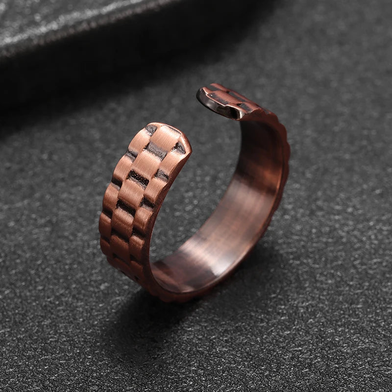 Copper Open Loop Magnetic Energy Treatment Joint Pain Ring  Jewellery