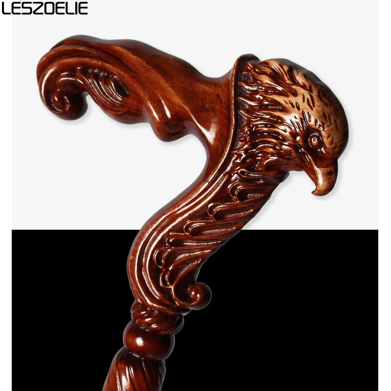 Eagle Style German Beech Wooden Walking Stick Men Detachable Canes Women Elegant Walking Sticks