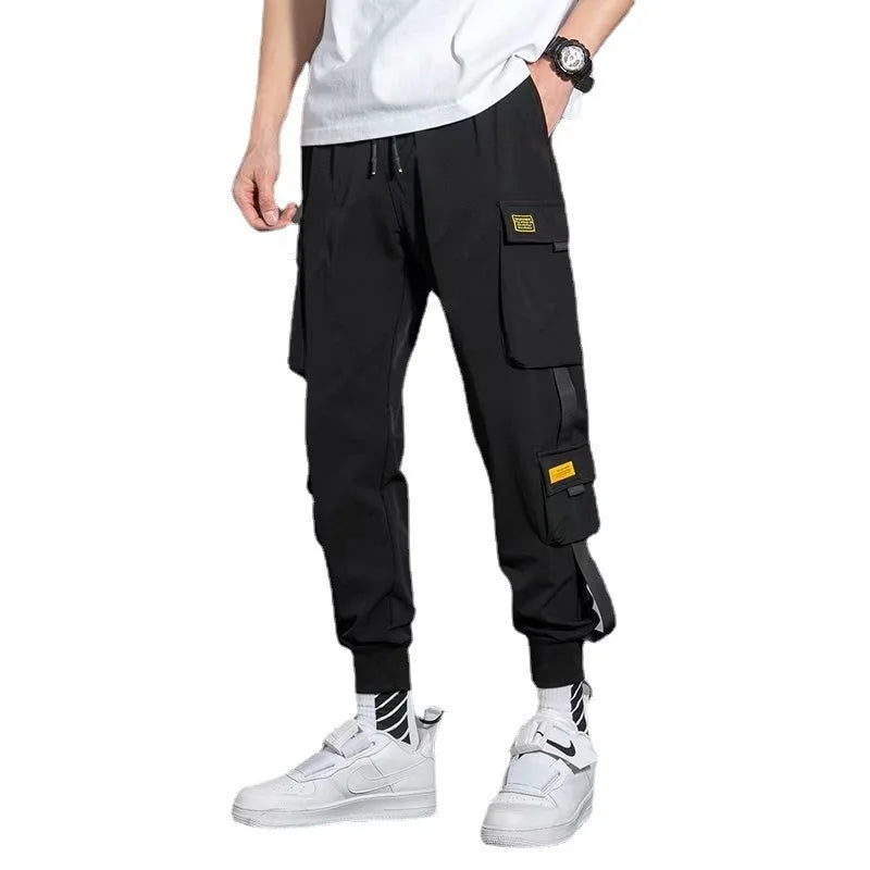 Joggers Pants Men Cargo Pants Pockets Sweatpants Male Trousers