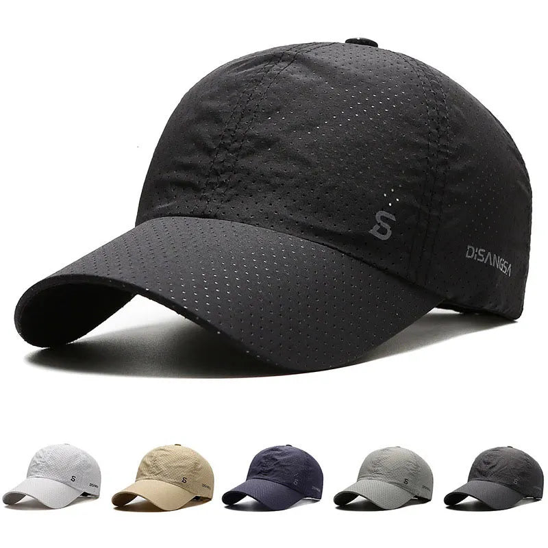 Men Women Baseball Cap Male Female Adjustable Breathable Sun Visor Fishing Hat