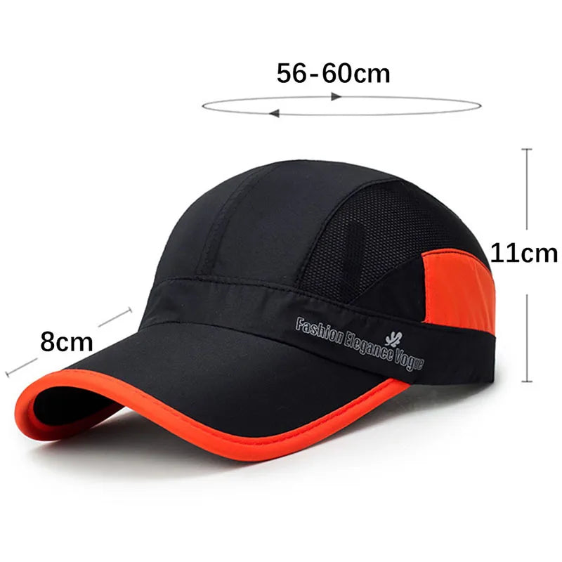 Summer Women Light Snapback Adjustable Fashion Baseball Cap Breathable Waterproof Sun Visor Hat