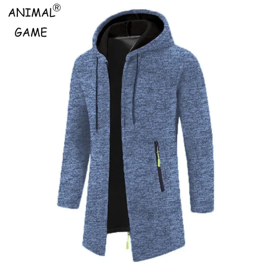 Long Sleeve Hooded Sweater Warm Zipper Jacket Coats Solid Color Oversize Sweatshirts Winter wear Zip Up Hoodie